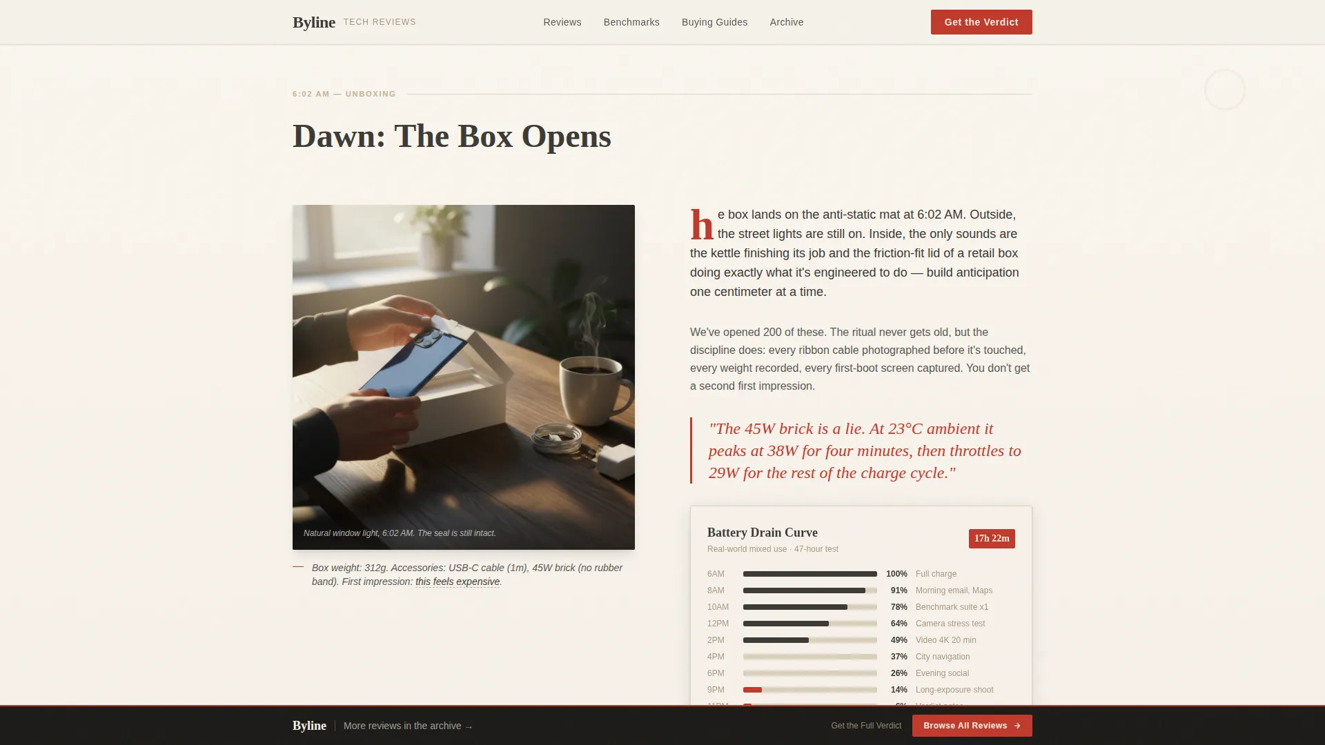 Tech & Gadget Blog Reviews Website Template