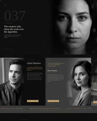 Creator Economy Newsletter Specialist Blog Website Template