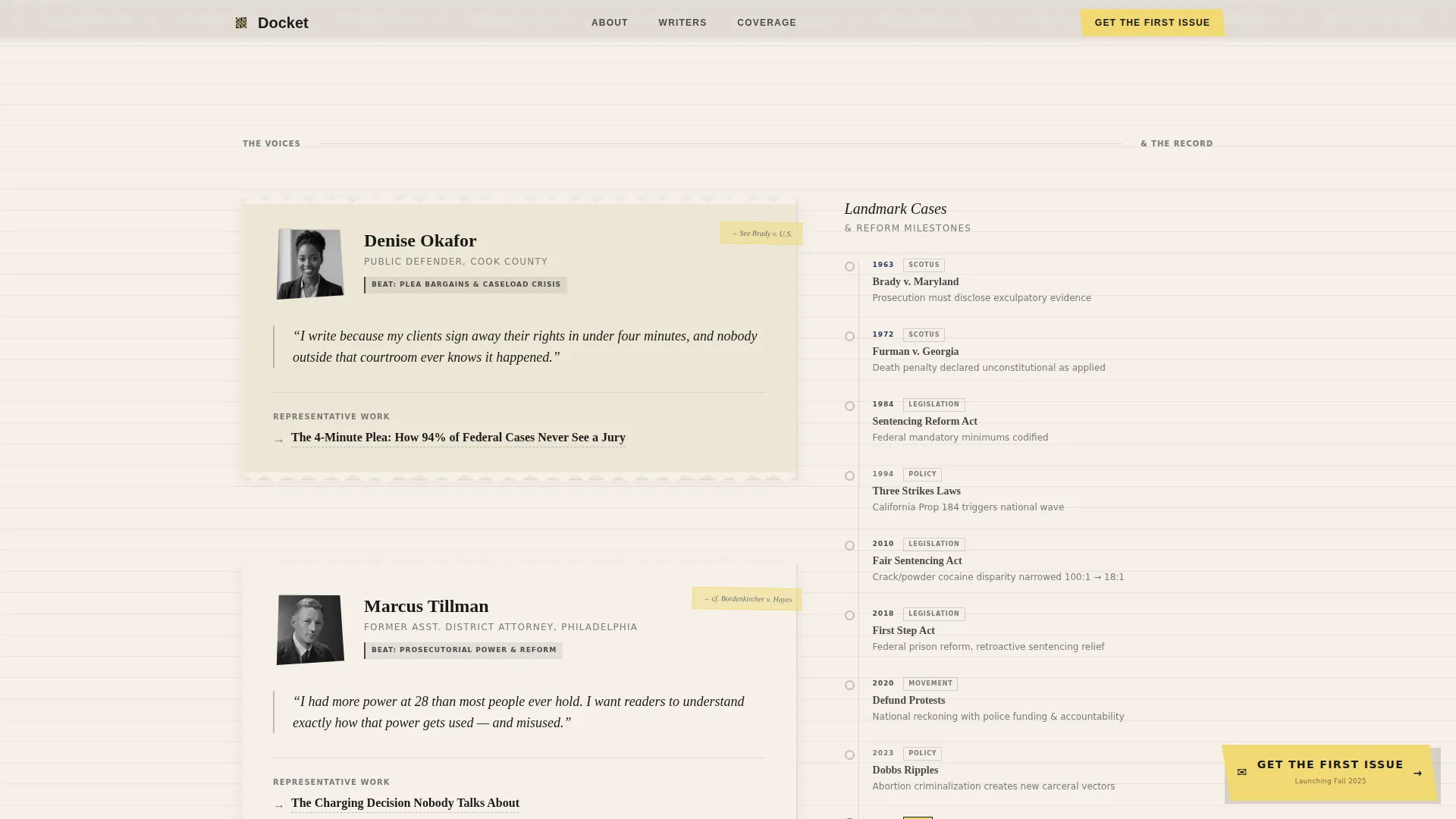 Legal & Policy Blog Pre-Launch Website Template