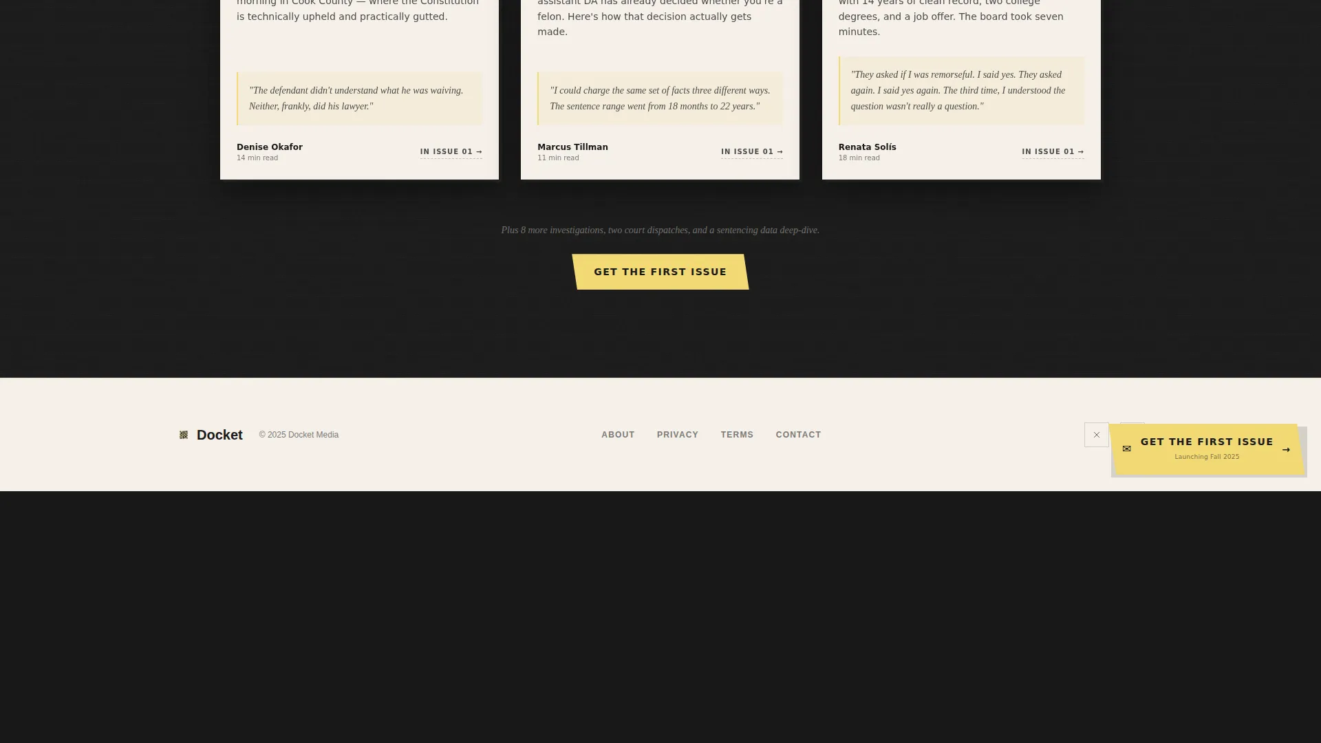 Legal & Policy Blog Pre-Launch Website Template
