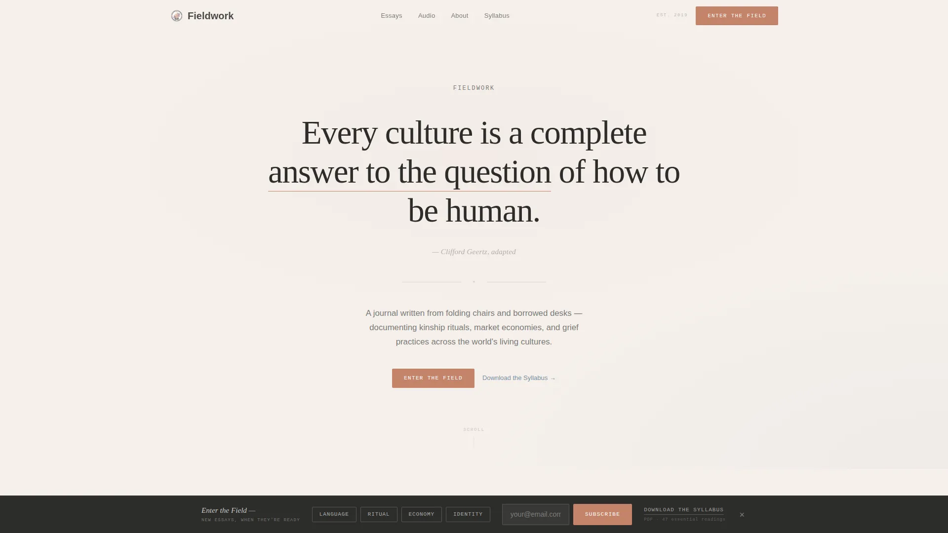 History & Culture Blog Blog Website Template