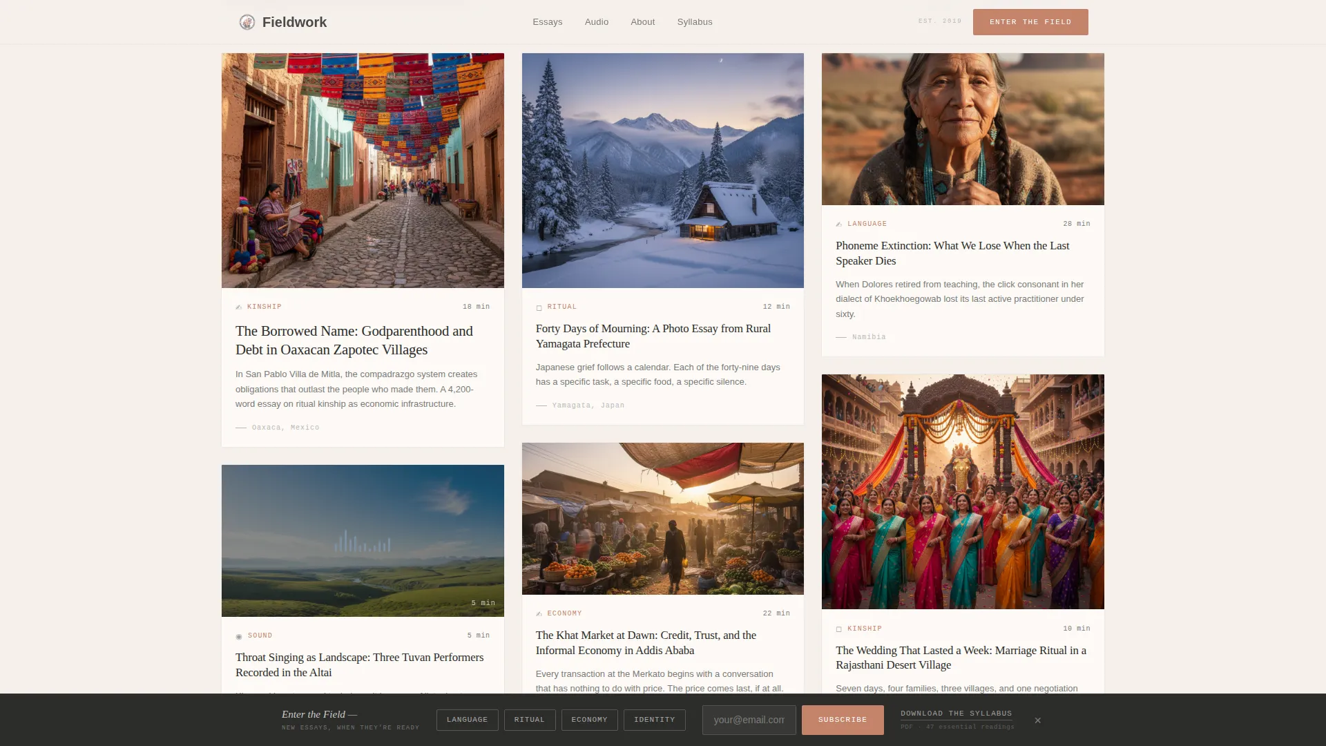 History & Culture Blog Blog Website Template