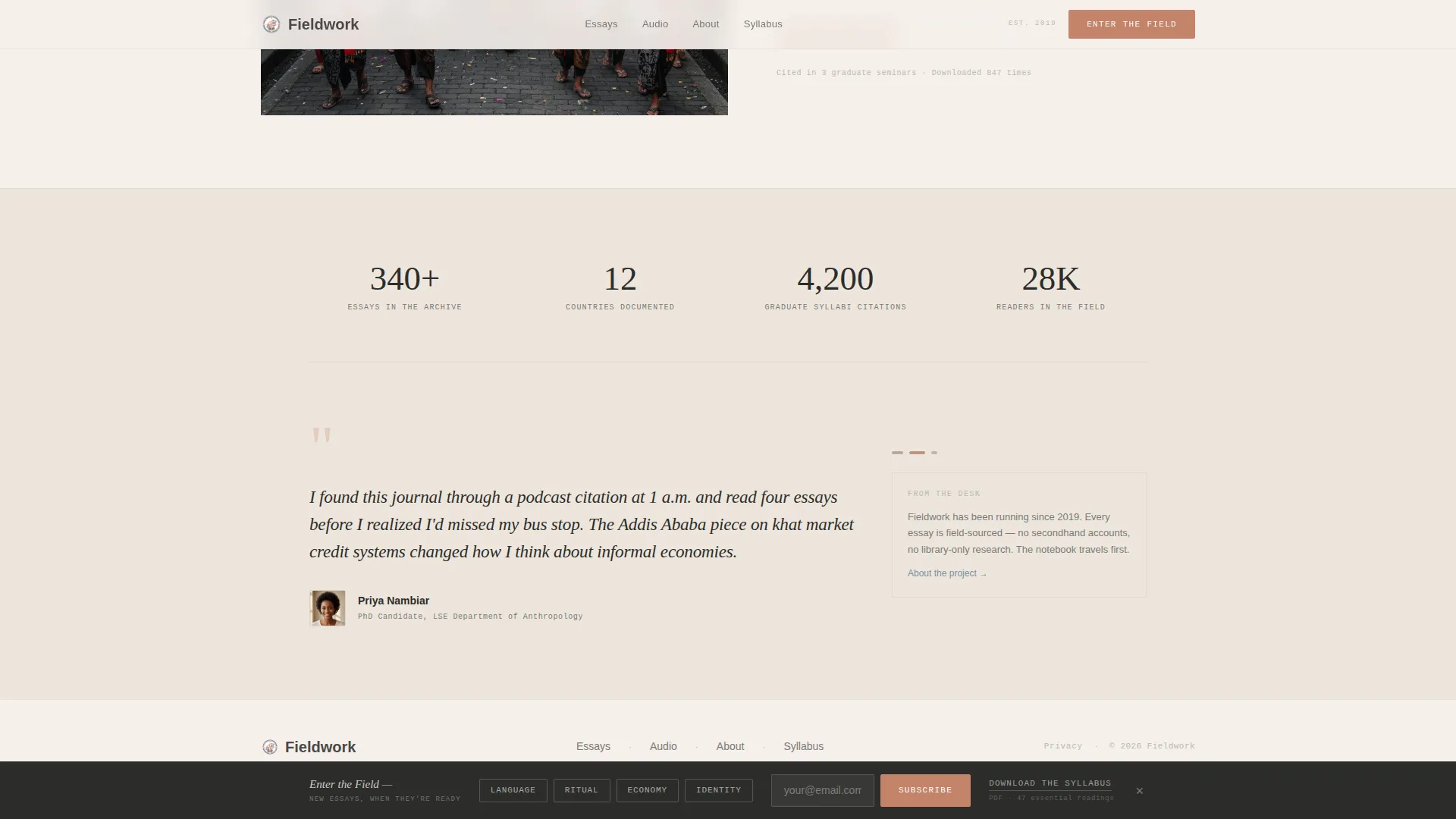 History & Culture Blog Blog Website Template