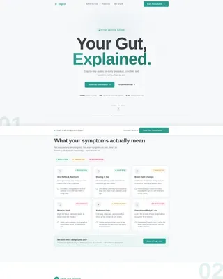 Gastroenterology Patient Education Landing Page
