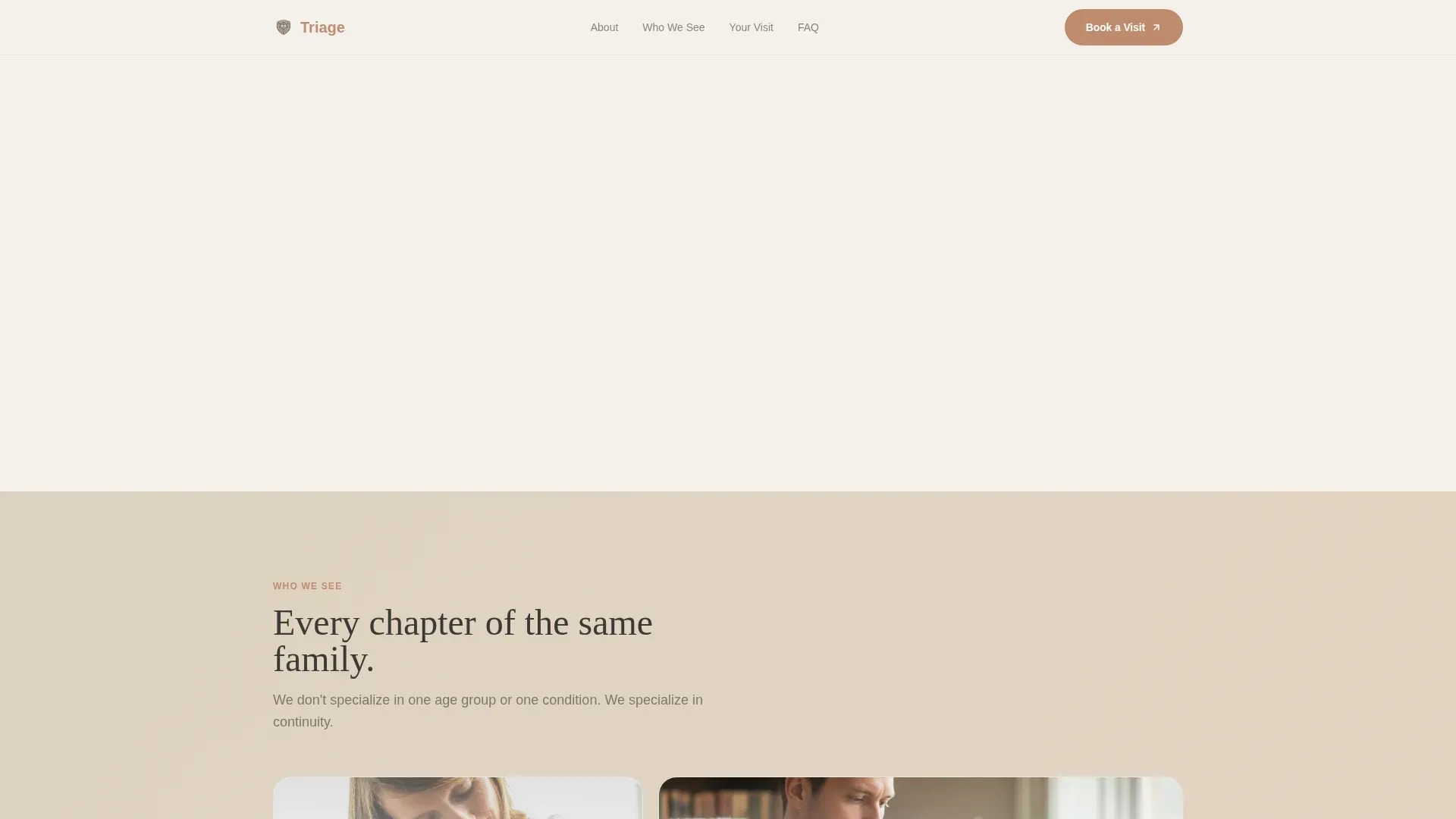 General Practice & Family Medicine New Patient Website Template