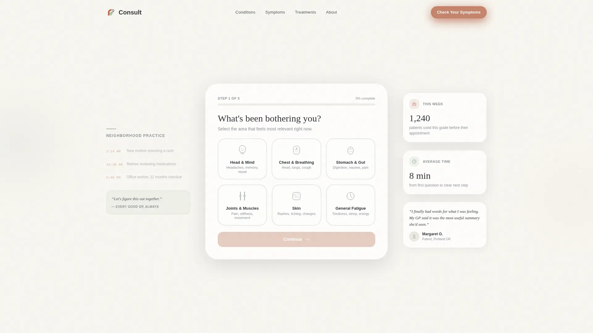 Specialist General Practitioner Appointment Booking Website Template