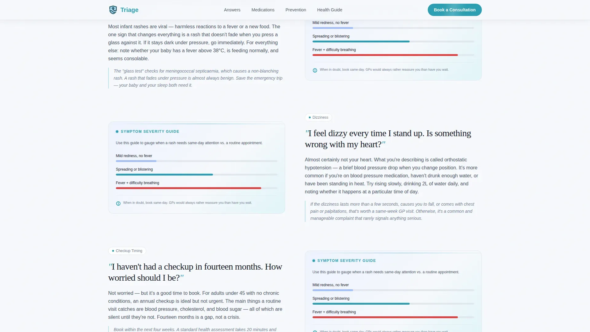 General Practitioner Booking Website Template