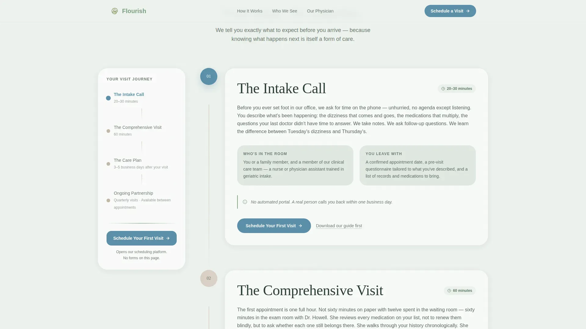 Geriatric Medicine Practice Website Template for Older Adults
