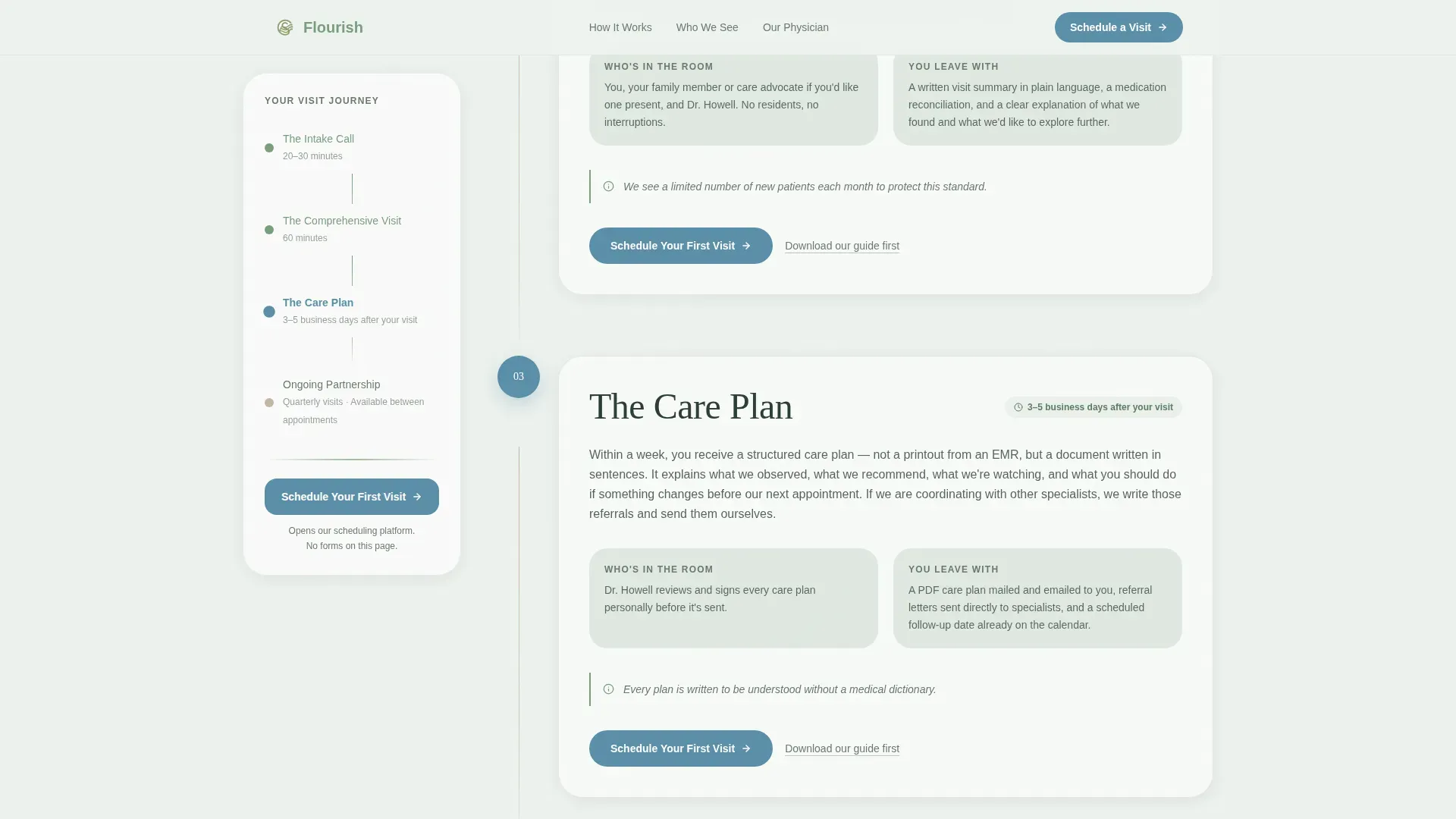 Geriatric Medicine Practice Website Template for Older Adults