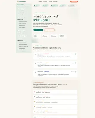 Condition Library Landing Page Template