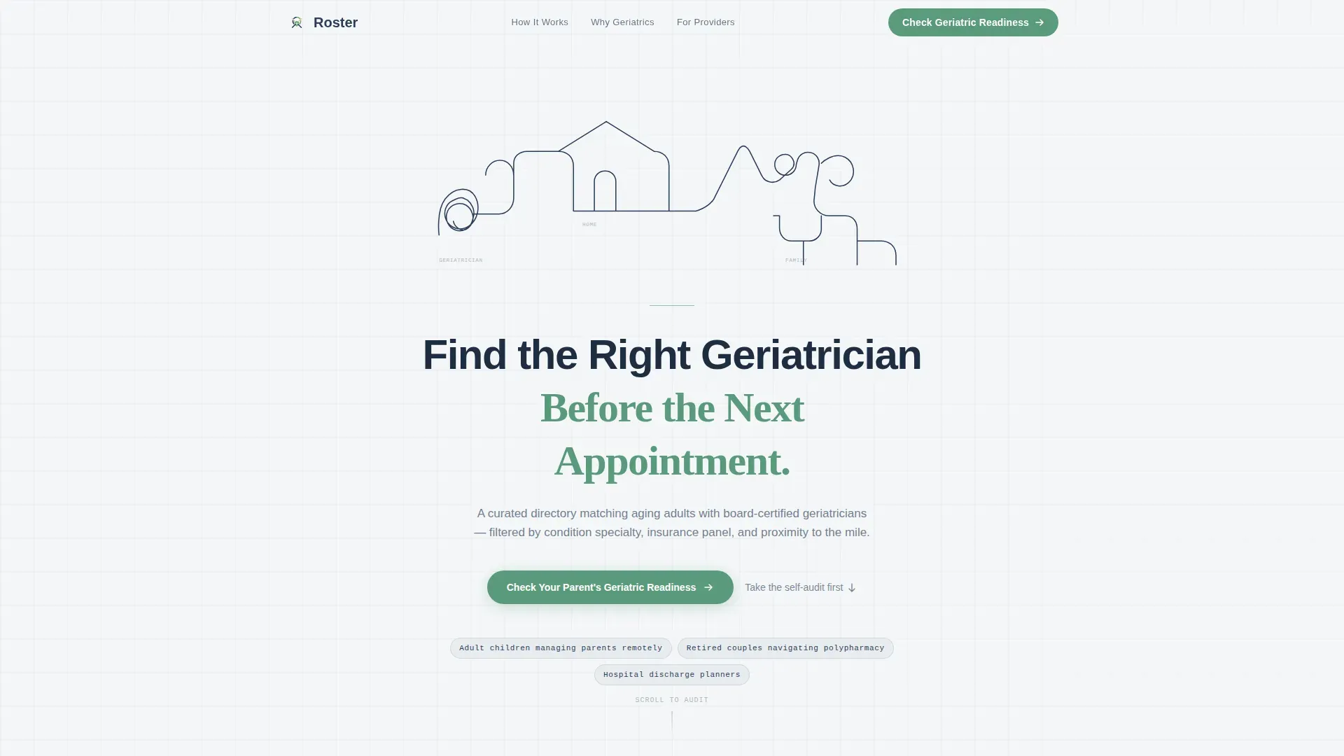 Geriatrician Provider Directory Landing Page Template