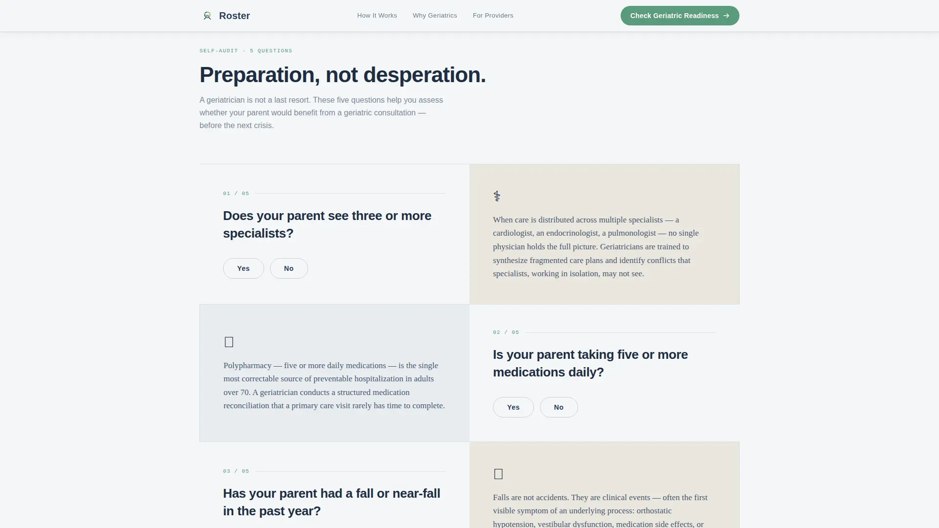Geriatrician Provider Directory Landing Page Template