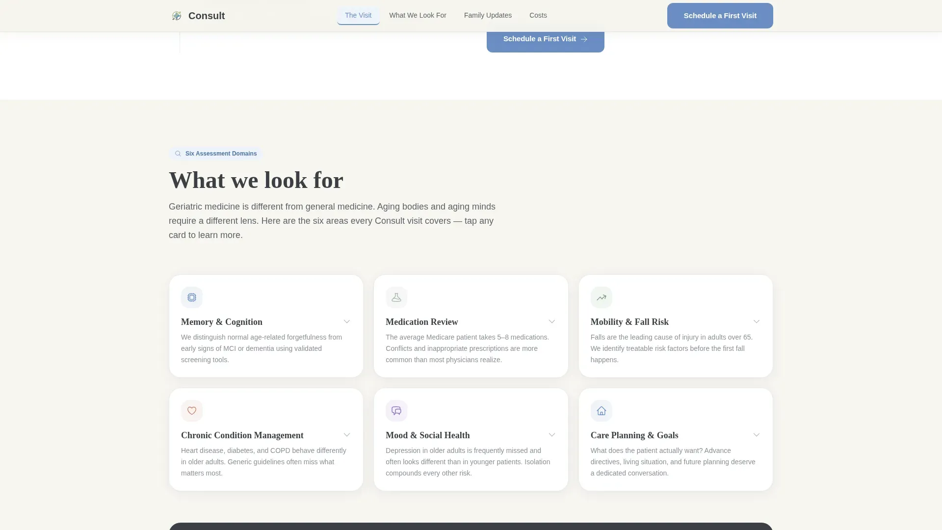 Virtual Consultation Landing Page Template