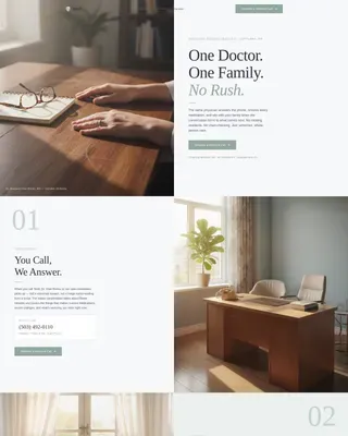 Geriatrics Private Practice Landing Page Template