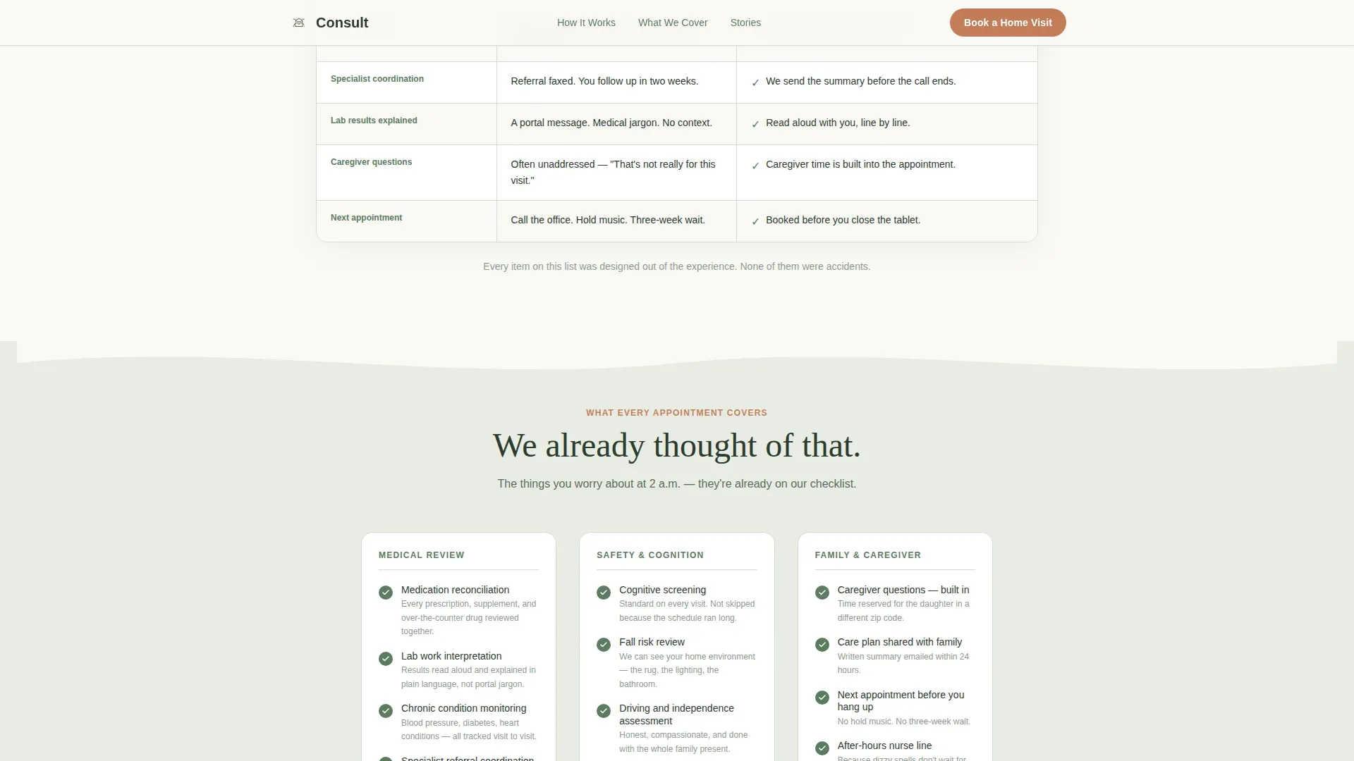 Geriatric Telehealth Landing Page Template