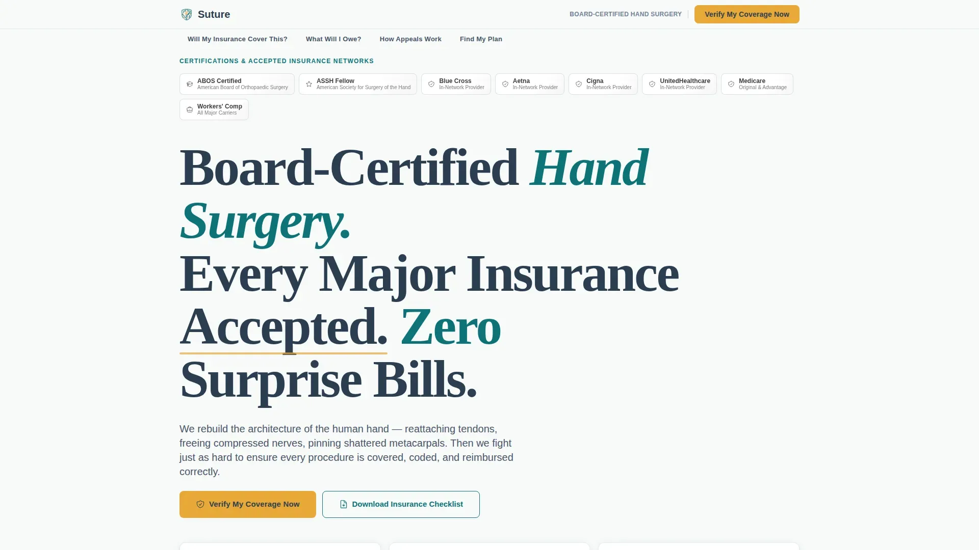 Insurance Services Landing Page Template
