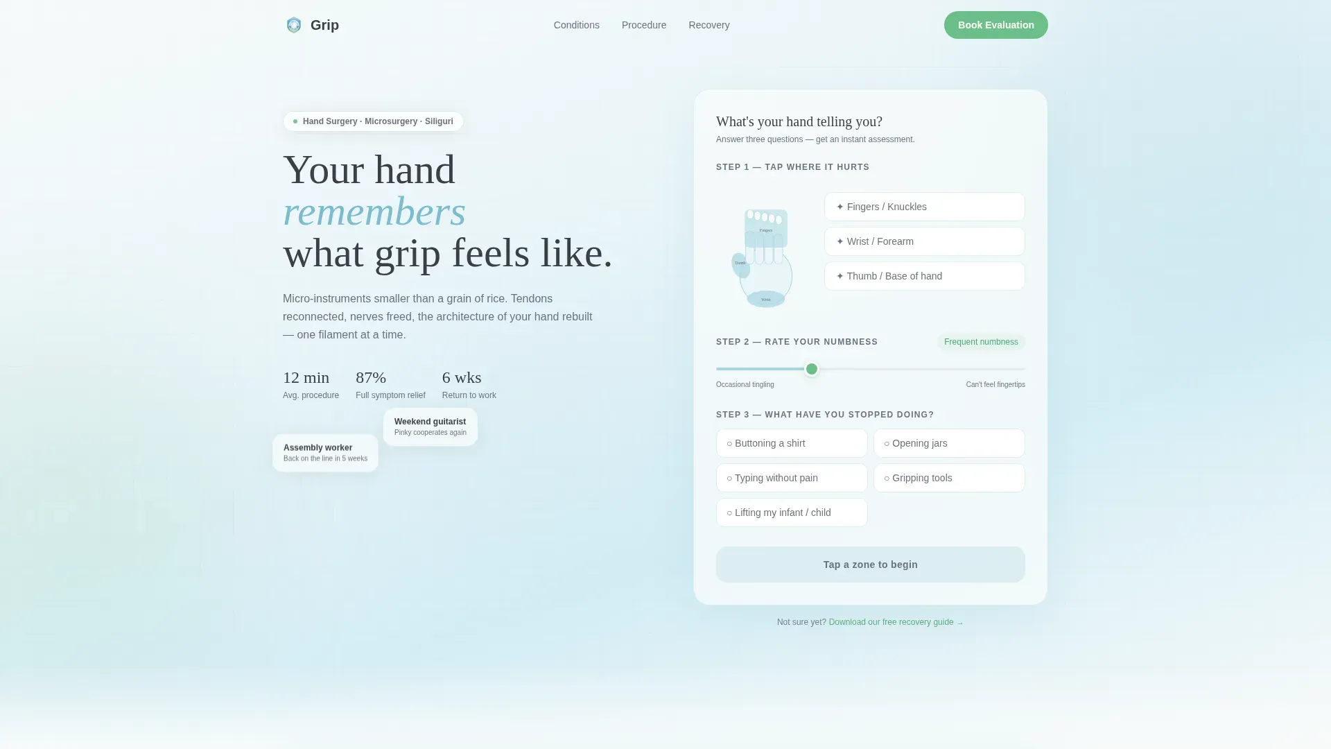New Patient Landing Page Template
