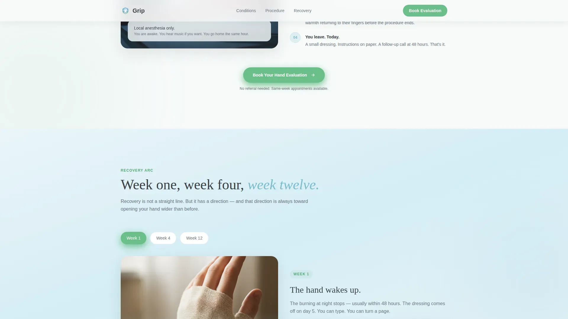 New Patient Landing Page Template