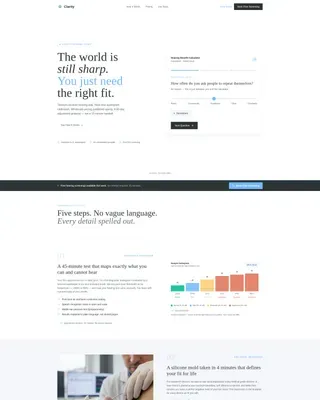 Hearing Aid Clinic Landing Page Template