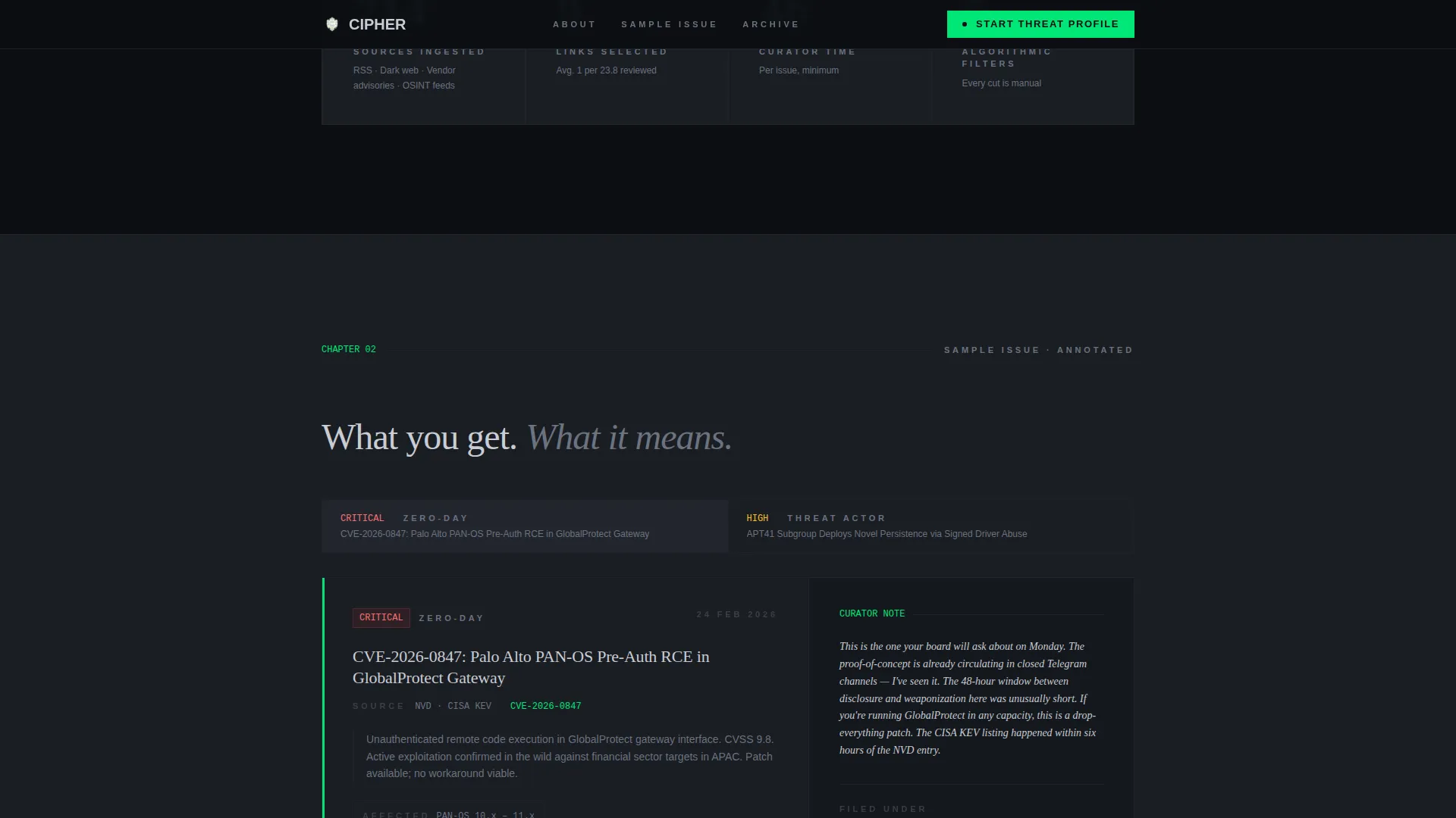 Cybersecurity Newsletter Blog Website Template