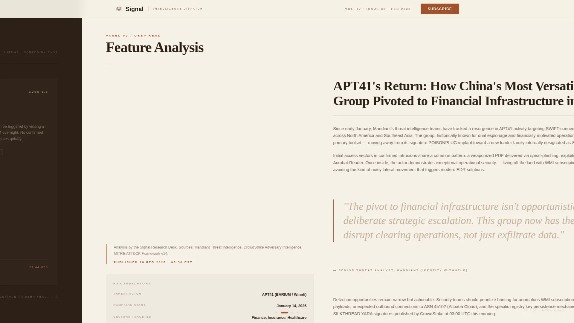 Cybersecurity Newsletter Professional Website Template