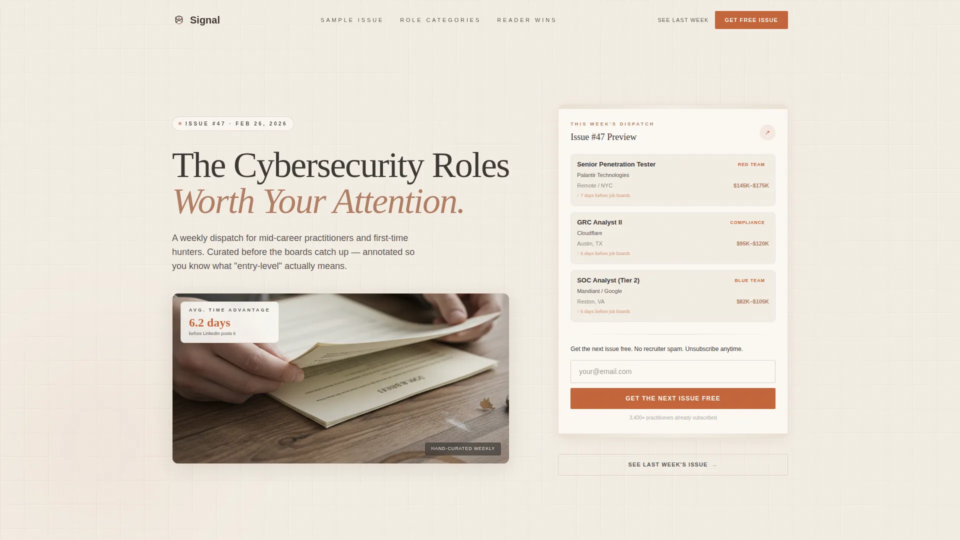 Cybersecurity Newsletter Specialist Professional Website Template