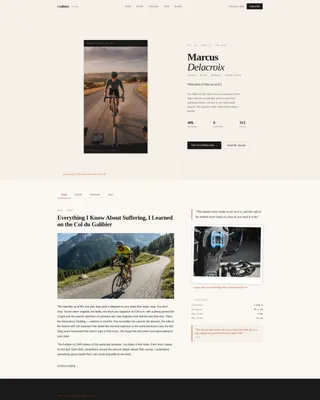 Sports Blog Blog Website Template