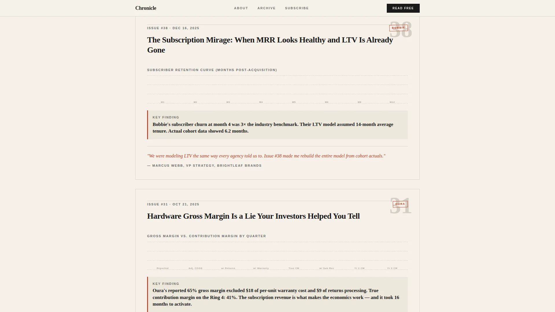 D2C Brand Newsletter Landing Page Template