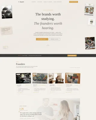 DTC Brand Newsletter Landing Page Template