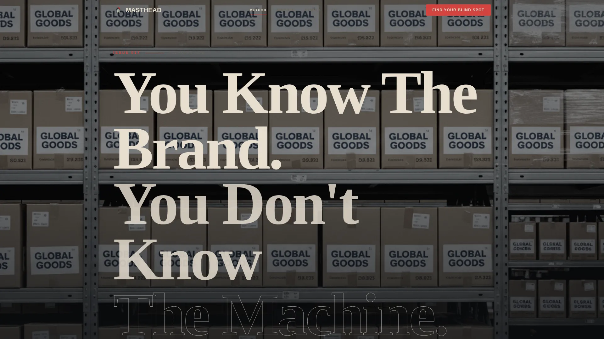 D2C Brand Intelligence Landing Page Template