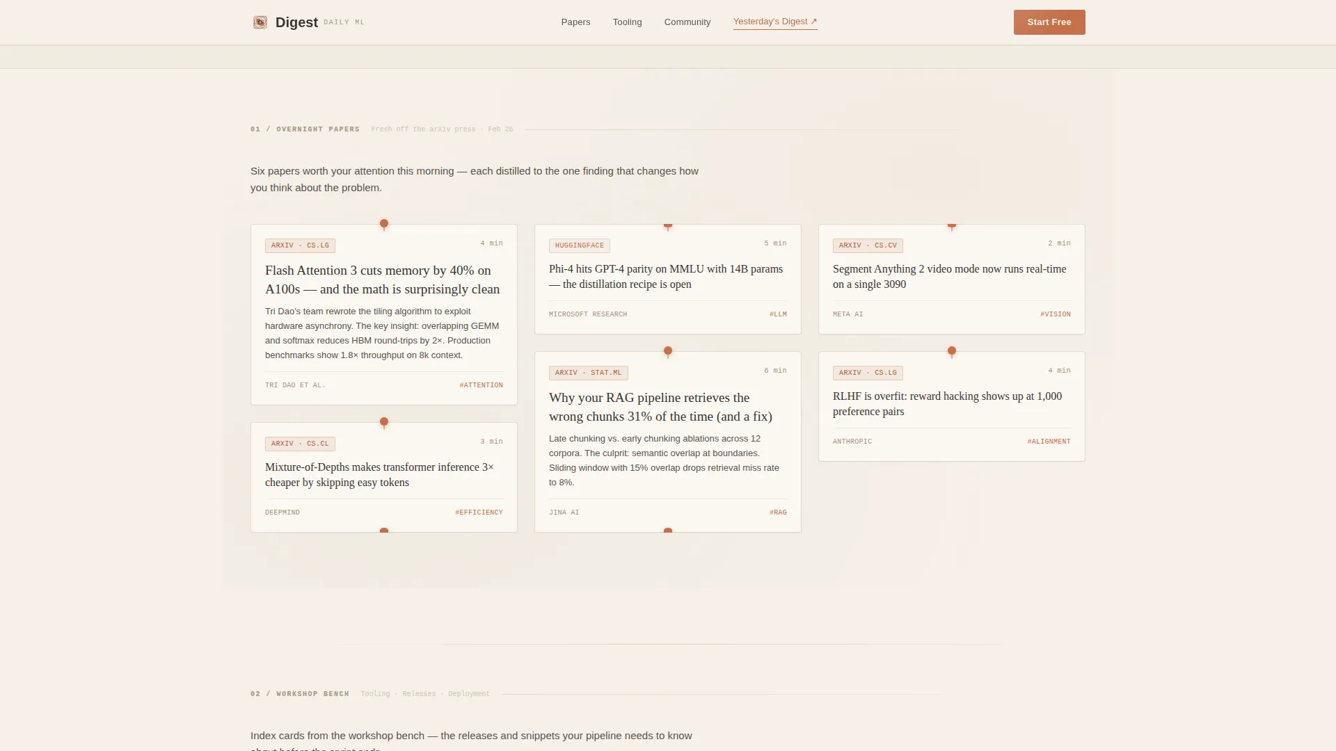 Data Science Newsletter Landing Page Template