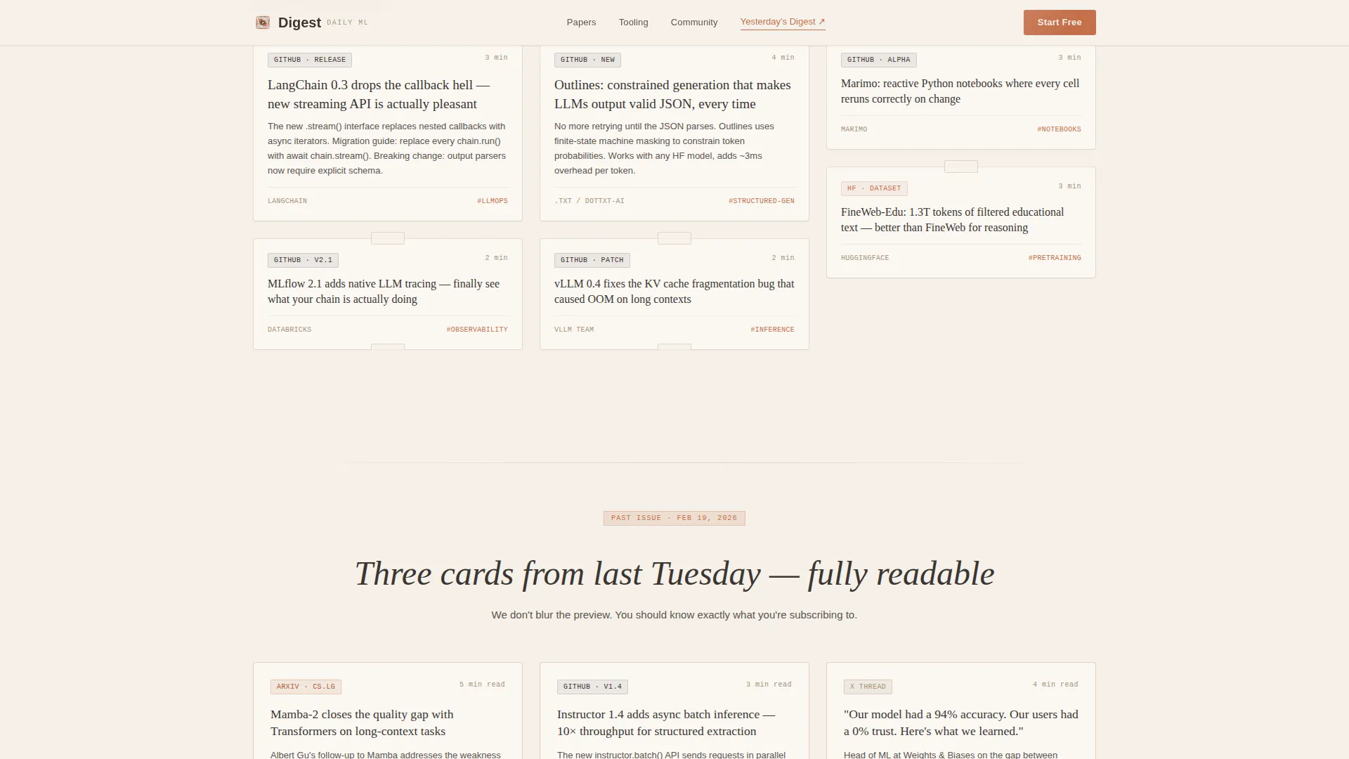 Data Science Newsletter Landing Page Template