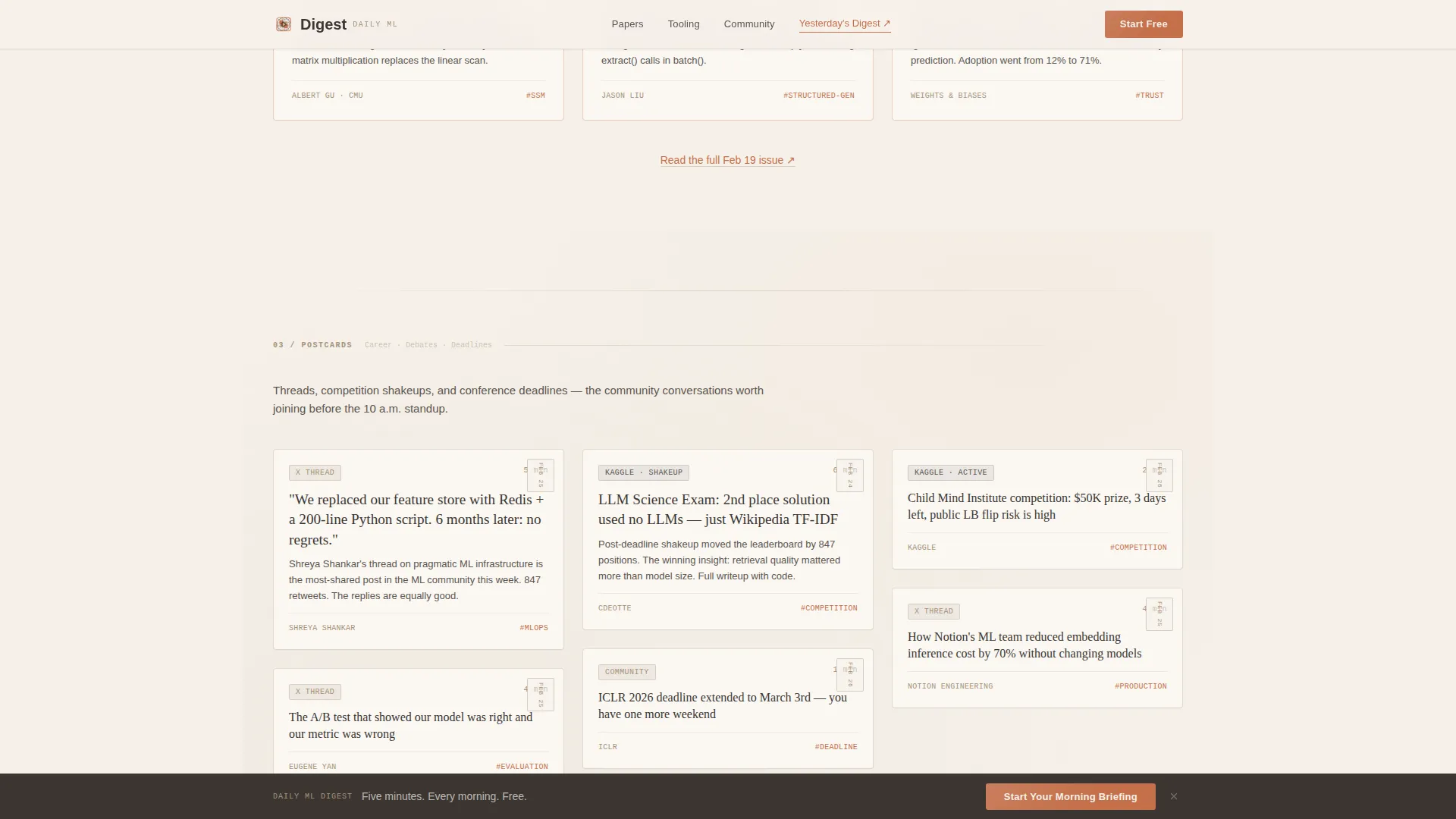 Data Science Newsletter Landing Page Template