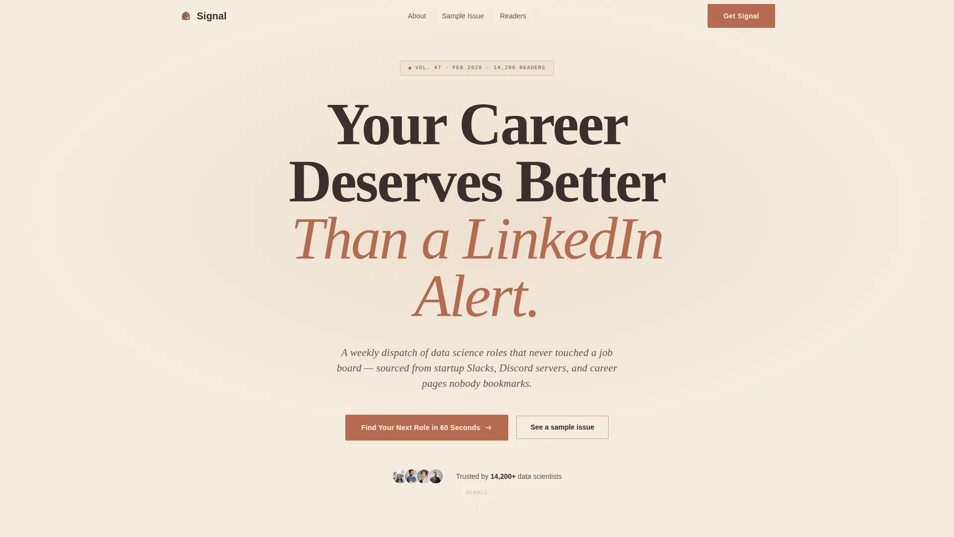 Data Science Newsletter Careers Website Template