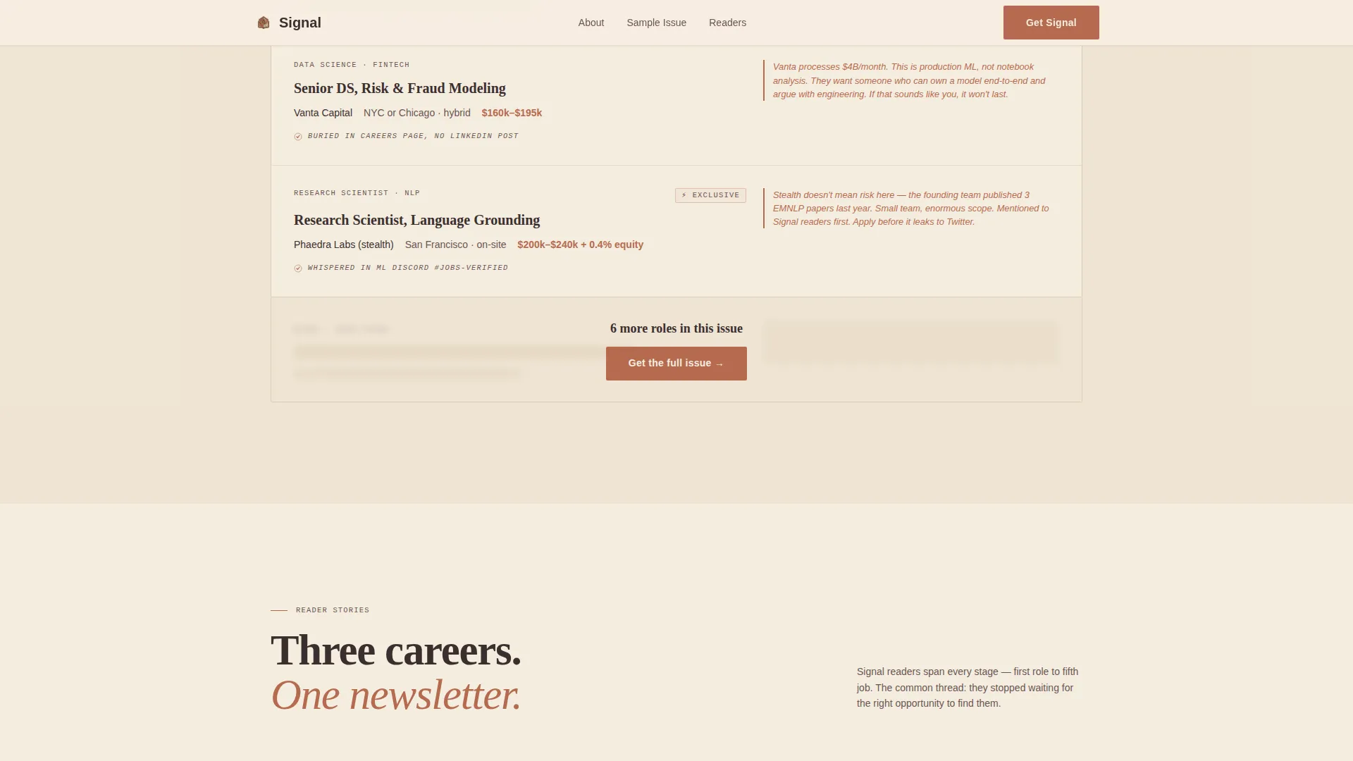Data Science Newsletter Careers Website Template
