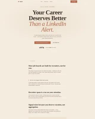 Data Science Newsletter Careers Website Template