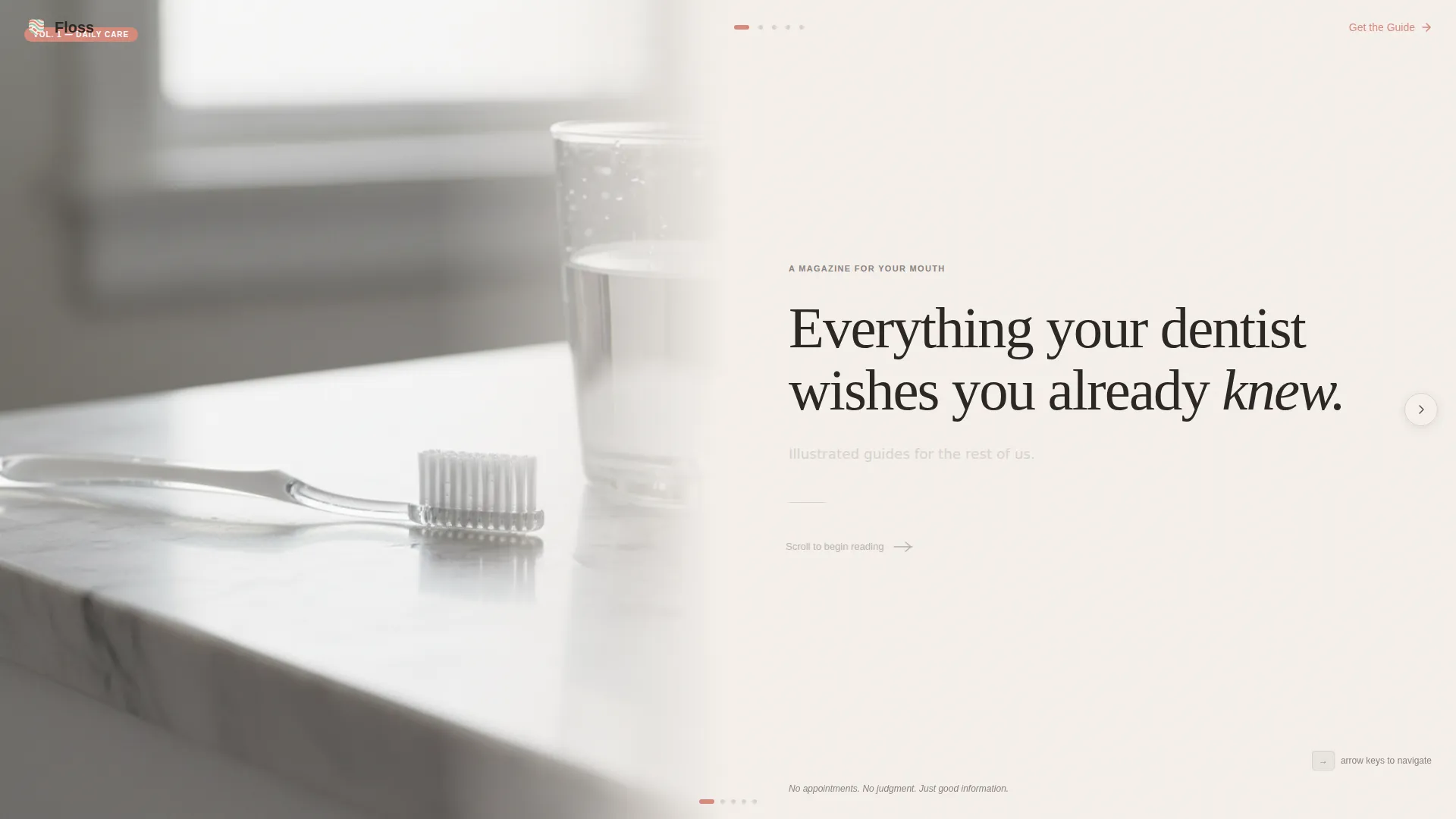 Dental Blog & Media Booking Website Template