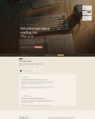 DevOps Newsletter Landing Page Template