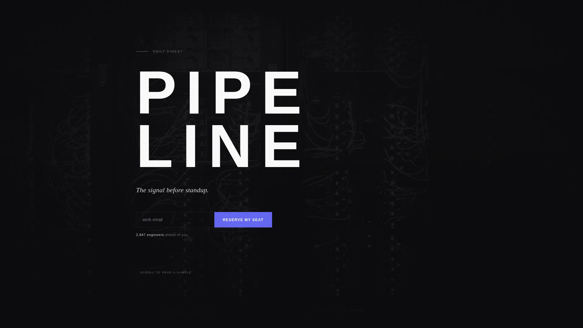 DevOps Newsletter Waitlist Landing Page Template