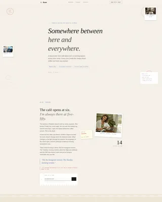 Digital Nomad Blog Landing Page Template