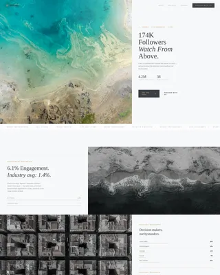 Stunning Dronephotography | Free Website Template | Rocket
