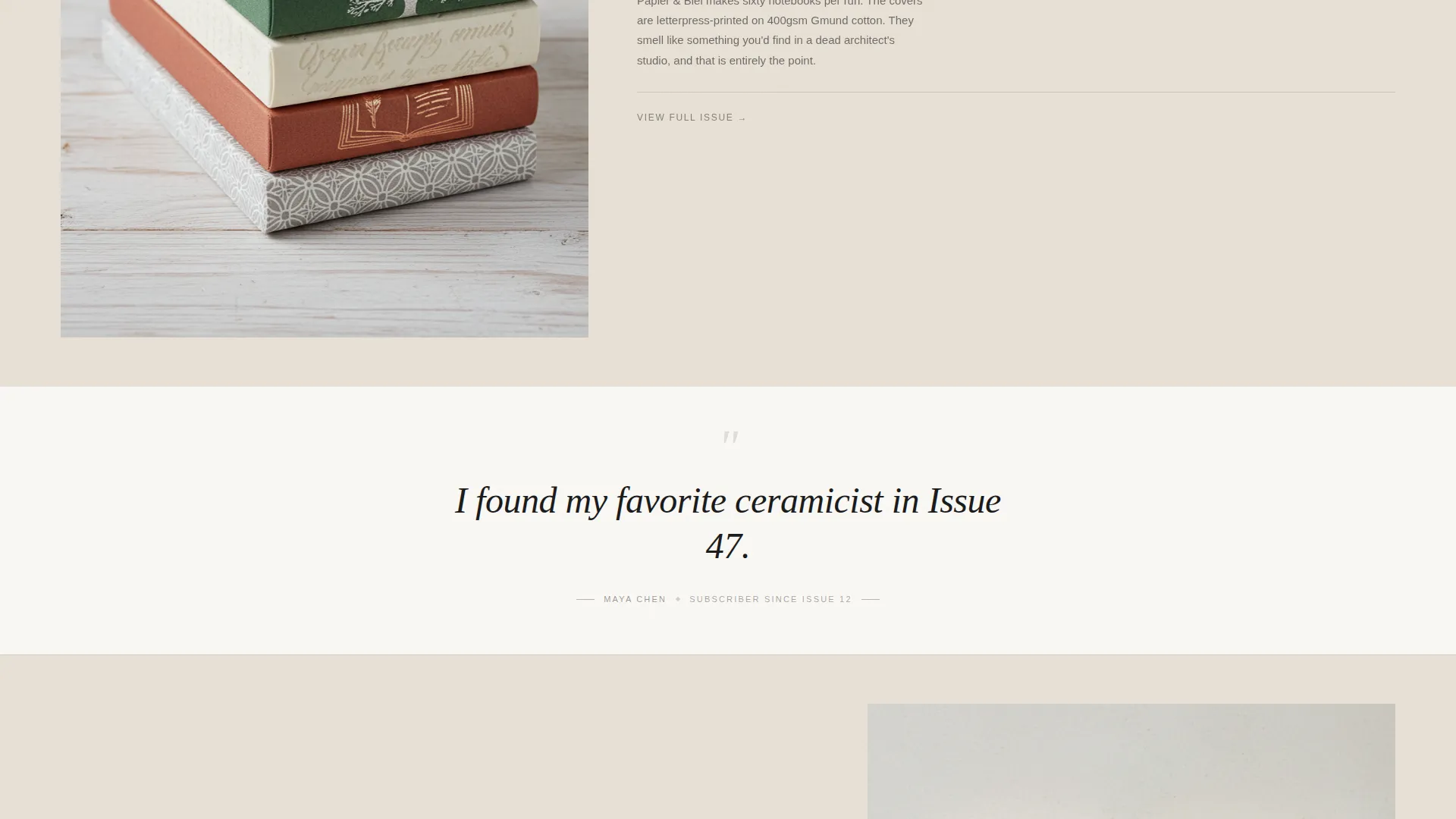 Curated eCommerce Newsletter Landing Page Template