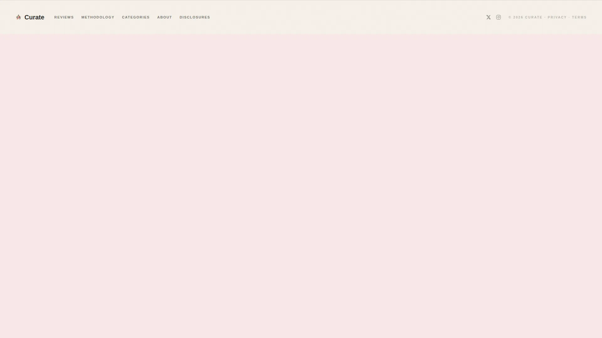 Horizontal Scroll Review Blog Landing Page Template