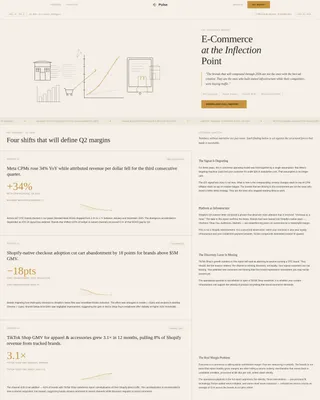 Authoritative eCommerce Landing Page Template