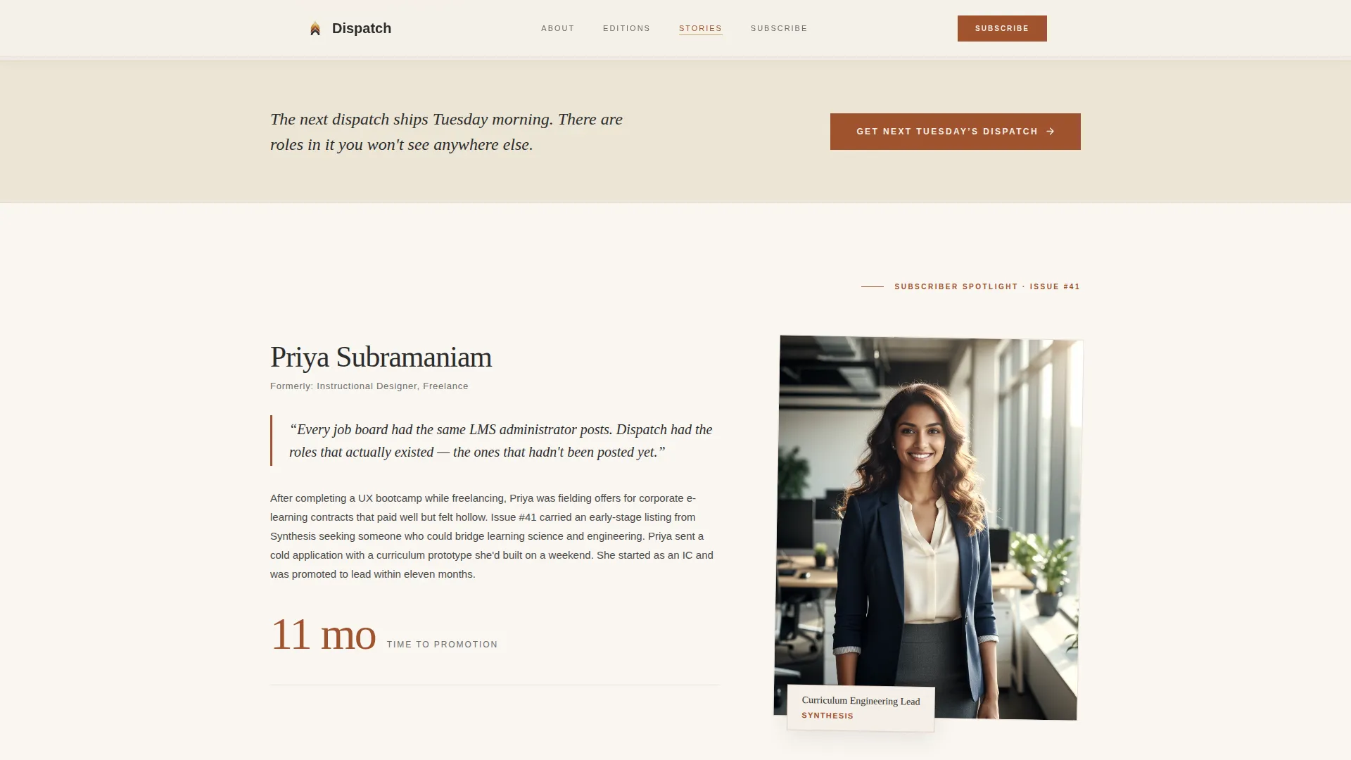 EdTech Newsletter Landing Page Template