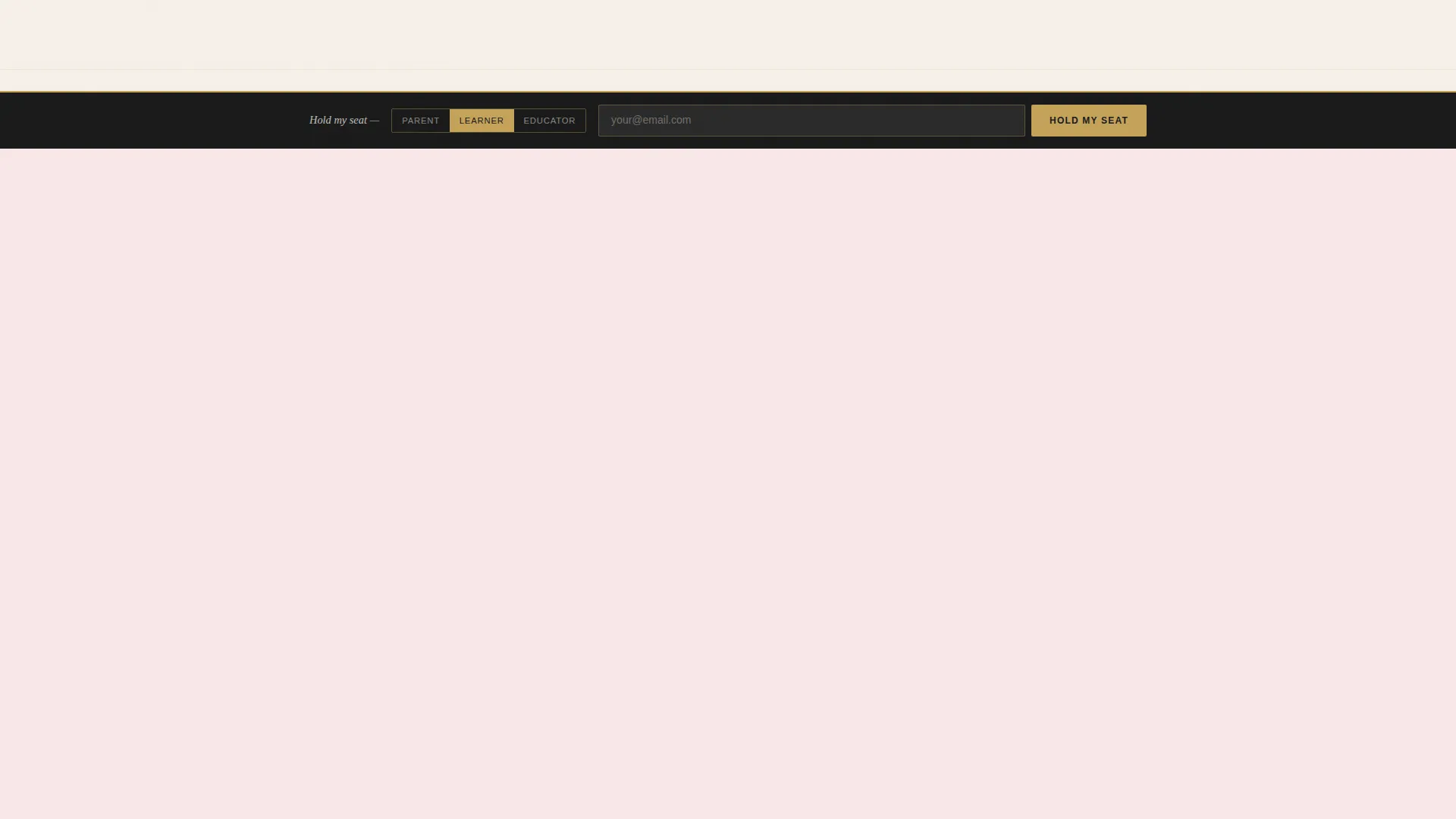 Scholarly Education Review Blog Landing Page