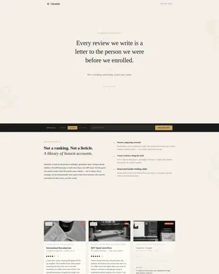 Scholarly Education Review Blog Landing Page