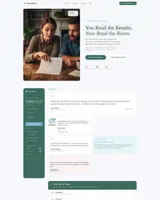 Vibrant Social Connection Landing Page Template