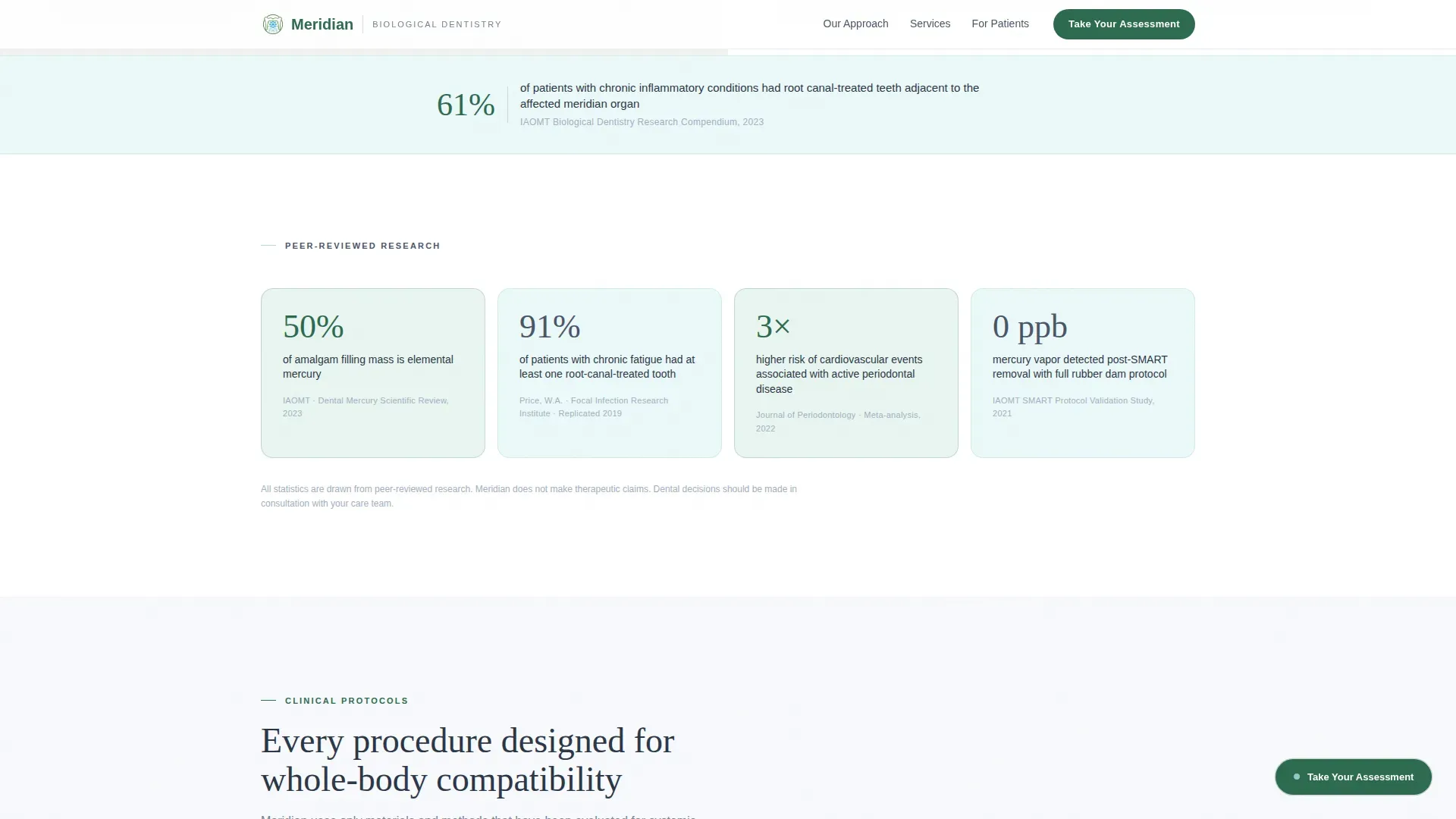 Local Dental Clinic Appointment Booking Website Template