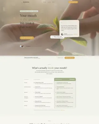 Premium Dental Clinic Appointment Booking Website Template